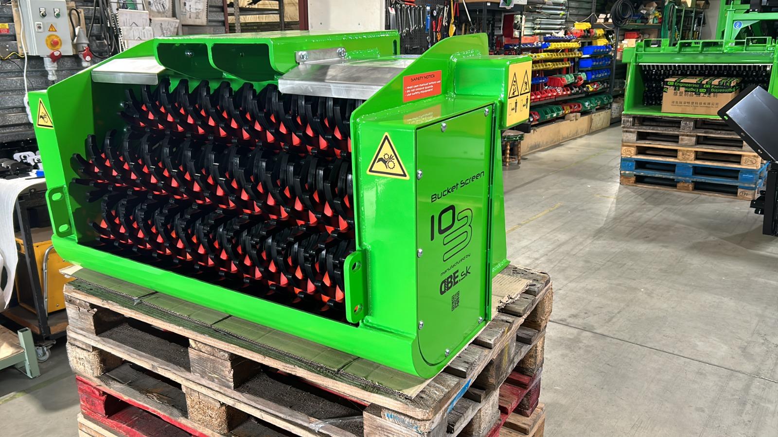 Bucket Screen BS 10/3 in de werkplaats